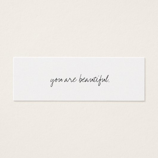 you are beautiful. (Front)
