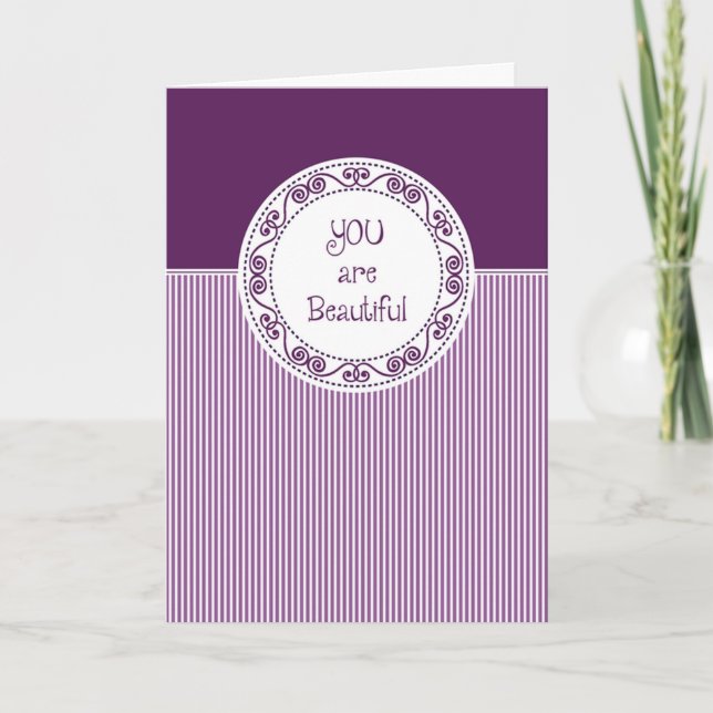 You Are Beautiful Card / Brazilian (Front)