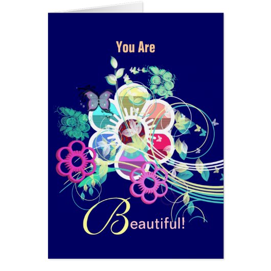 You Are Beautiful! Cards (Front)