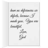 You are beautiful cards (Inside (Right))