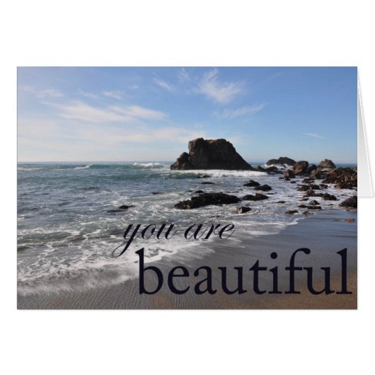 You Are Beautiful Cards (Front Horizontal)