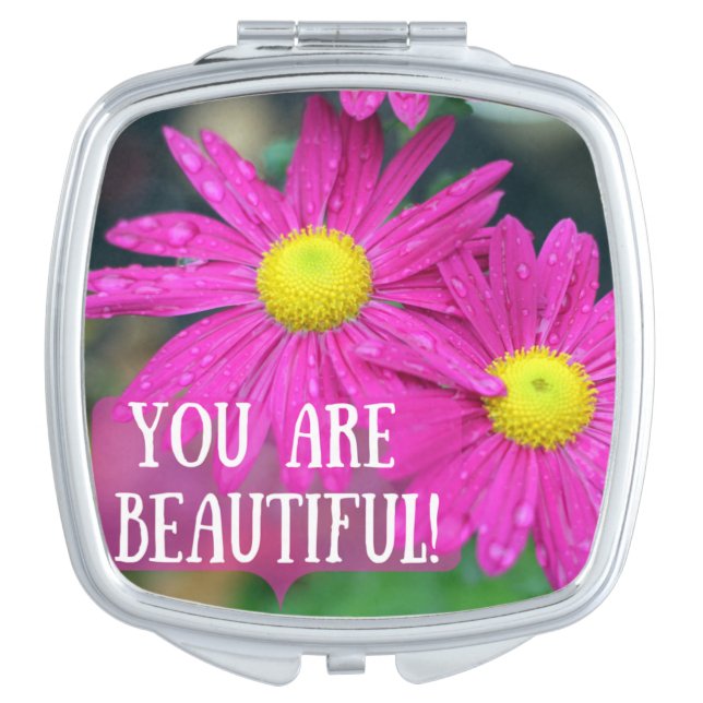You Are Beautiful Compact Mirror (Front)