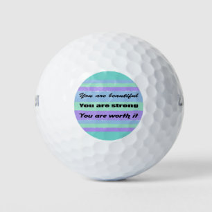 You are beautiful golf balls