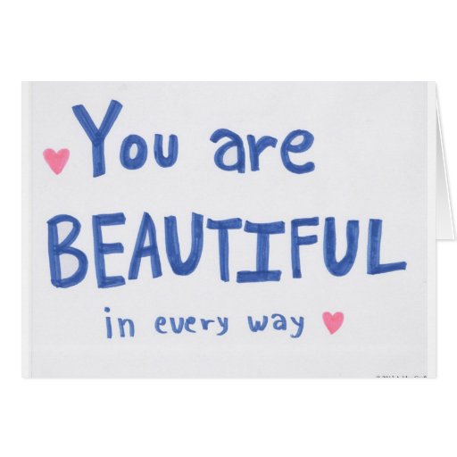Lovely 11 You Are Beautiful Card