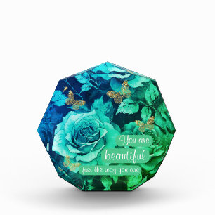You Are Beautiful Just The Way You Are  Acrylic Award