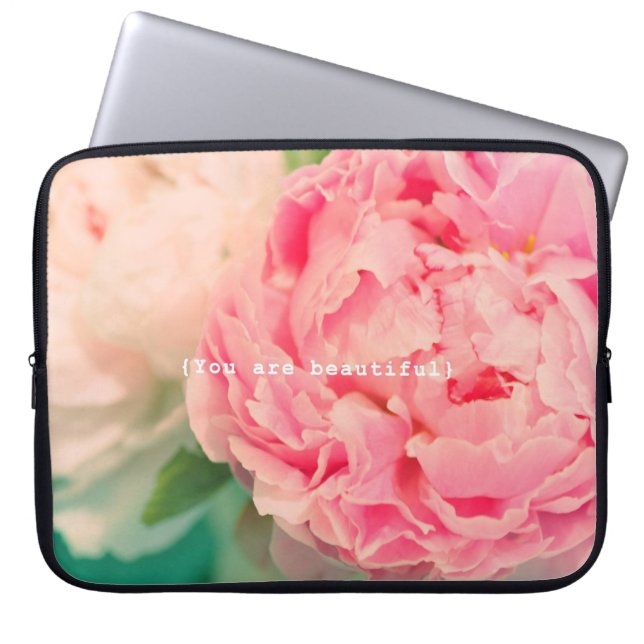 You Are Beautiful Laptop Sleeve (Front)