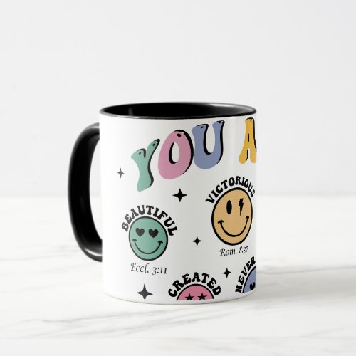 You are beautiful love yourself messages mug