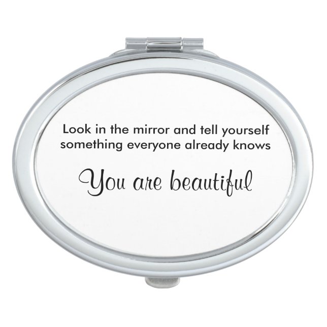 You are beautiful mirror (Front)