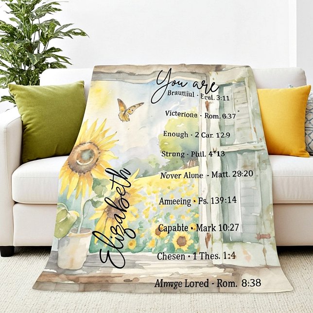 You are beautiful personalized Fleece Blanket (Creator Uploaded)