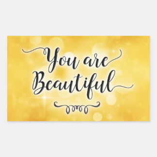 You Are Beautiful Sticker