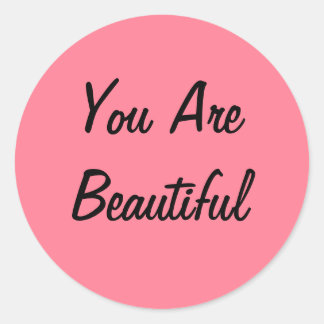 You Are Beautiful Stickers