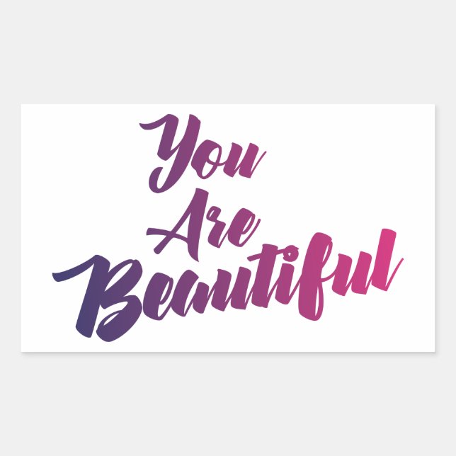 You Are Beautiful Stickers (Front)