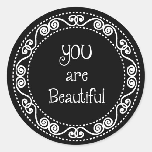 You are Beautiful Stickers