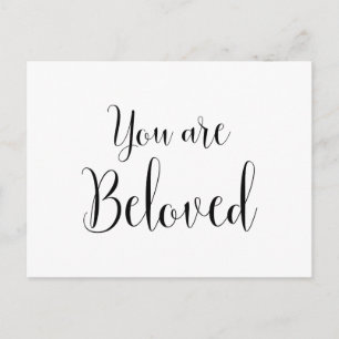 You are Beloved, Inspiring Message Postcard