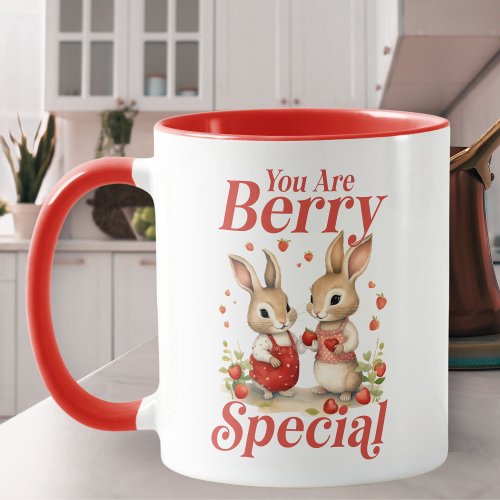 You Are Berry Special Bunnies And Hearts Mug