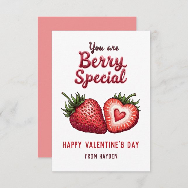 You are Berry Special Classroom  Note Card (Front/Back)