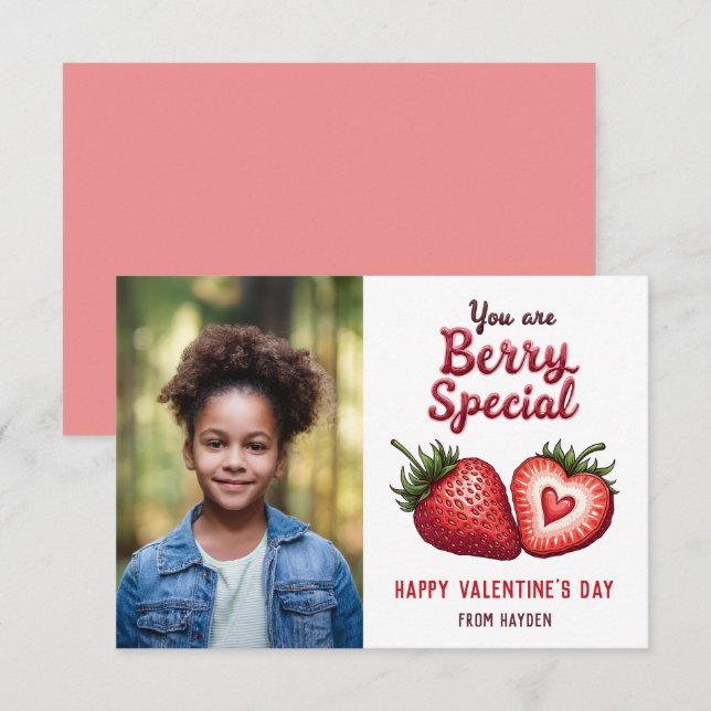 You are Berry Special Classroom Photo Note Card (Front/Back)