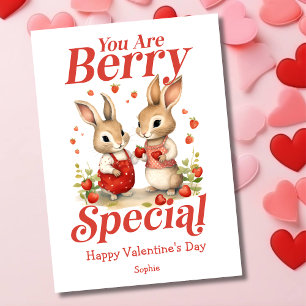You are berry special vintage Valentines Day Holiday Card