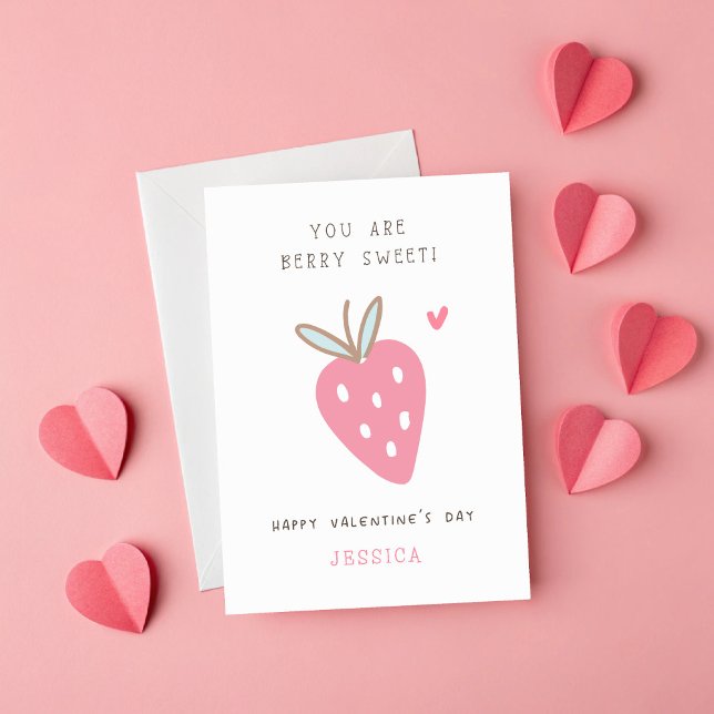 You are Berry Sweet Classroom Valentine's Day Card (Creator Uploaded)