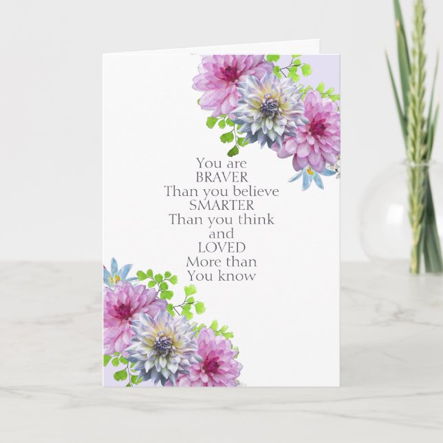 You Are Braver Than You Believe Card (Front)