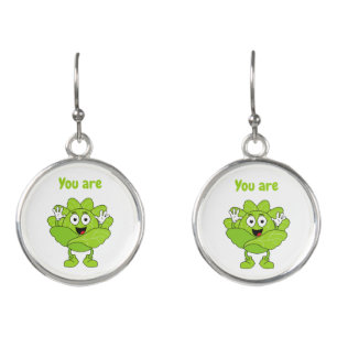you are cabbage earrings