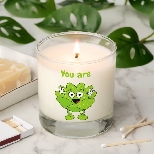 you are cabbage scented candle (Lit)