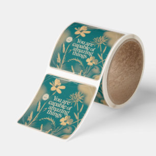 You Are Capable Of Amazing Things Square Sticker
