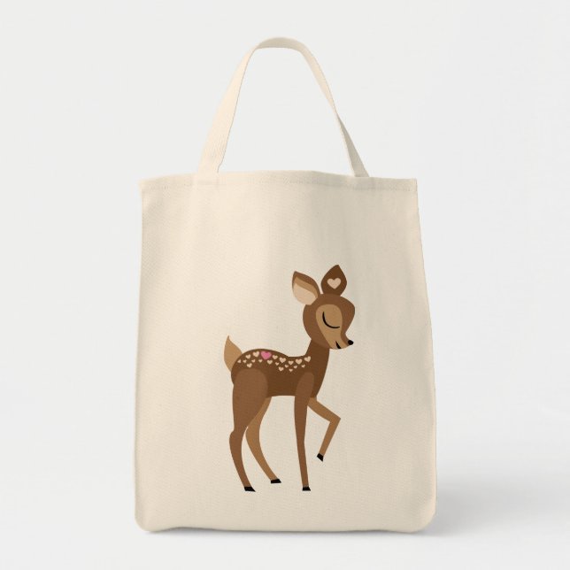 You are DEER to Me Grocery Tote (Front)