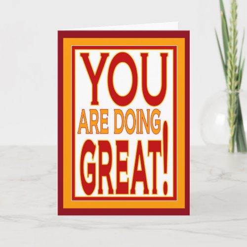 You Are Doing Great _ Encouragement Card