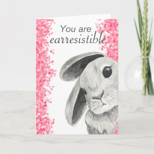 You are Earresistible Anniversary Easer Bunny Card