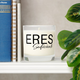 You are Enough Candle (Spanish Version)