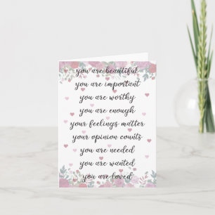 You Are Enough Card