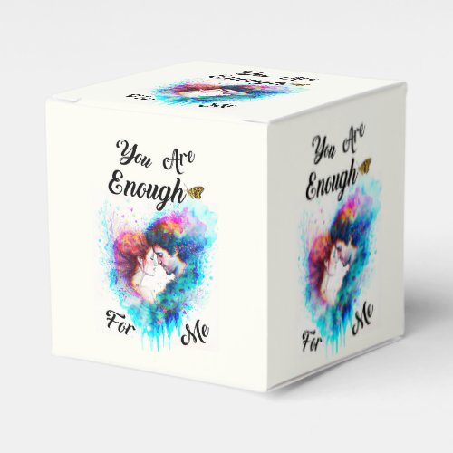 You Are Enough For Me Bestie Couple Love Valentine Favor Boxes