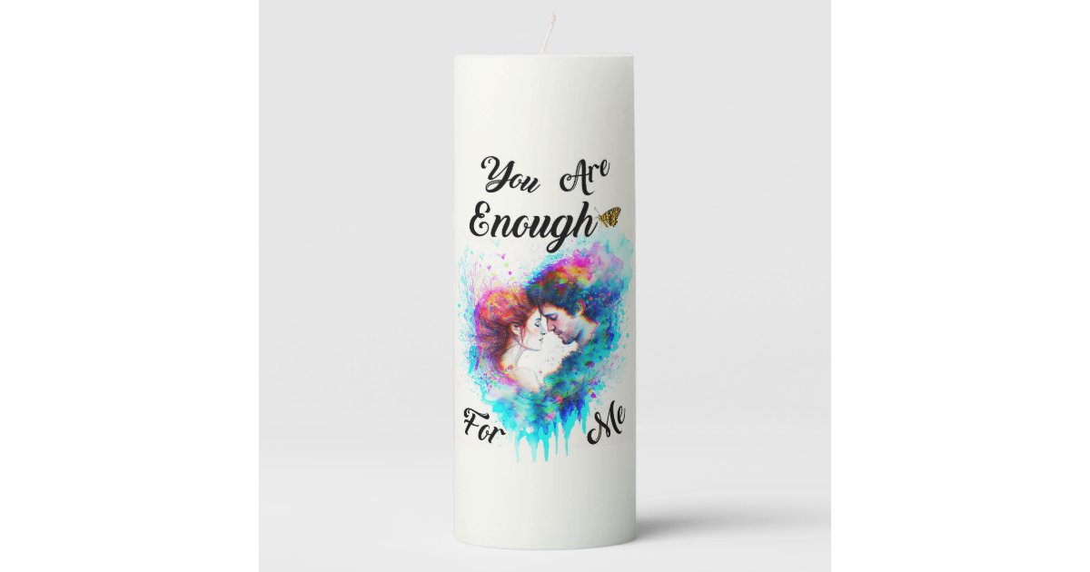 Happiness Pillar Candle