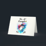 You Are Enough For Me Bestie Couple Love Valentine Thank You Card<br><div class="desc">You Are Enough For Me Bestie Couple Love Valentine. Valentine's Day t-shirts, Rose Day tees, Propose Day Outfits Tops, National Chocolate Day Sweatshirts, International Kissing Day mugs, National Hugging Day Caps, Love Day hoodies, Christmas socks, and Birthdays. Standard, 5" x 7" Folded Thank You Card. The Colorful designer-fitting outfits are...</div>