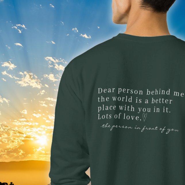You Are Enough Inspirational Men's Crewneck  Sweatshirt (Creator Uploaded)