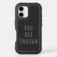 YOU ARE ENOUGH | Inspirational Word Art Graphic