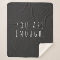 YOU ARE ENOUGH | Inspirational Word Art Graphic