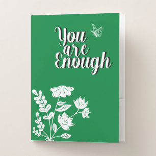 You are Enough Pocket Folder