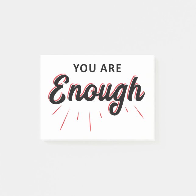 you are enough post-it notes (Front)