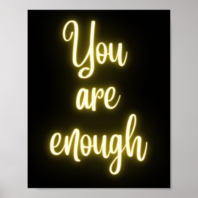 You are enough poster (Front)