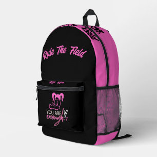 You Are Enough Printed Backpack