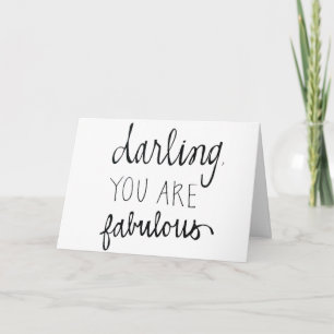 **YOU ARE FABULOUS** LOVE CARD FOR ALL OCCASIONS