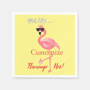 You Are Flamingo Hot Thunder_Cove Napkins