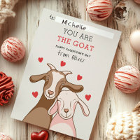 You Are GOAT Pun FUNNY KID classroom valentines