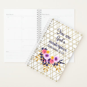 You Are God's Masterpiece Bible Verse Planner