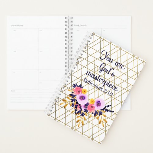 You Are Gods Masterpiece Bible Verse Planner