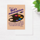 You are God's masterpiece Encouragement Card (Desk)