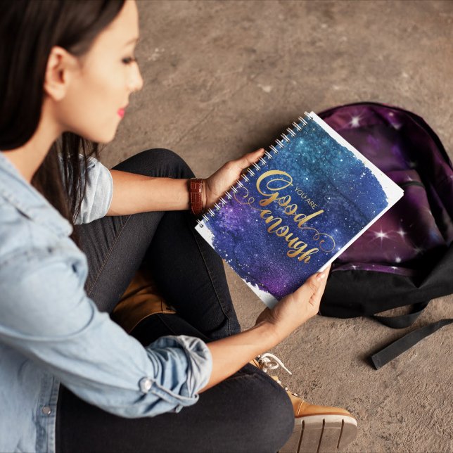 You Are Good Enough Planner (Empower yourself or someone else with this galaxy, "You are good enough" planner! )