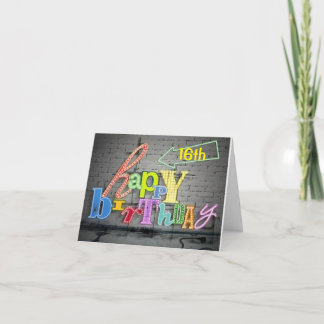 YOU ARE GORGEOUS **16th BIRTHDAY** Card